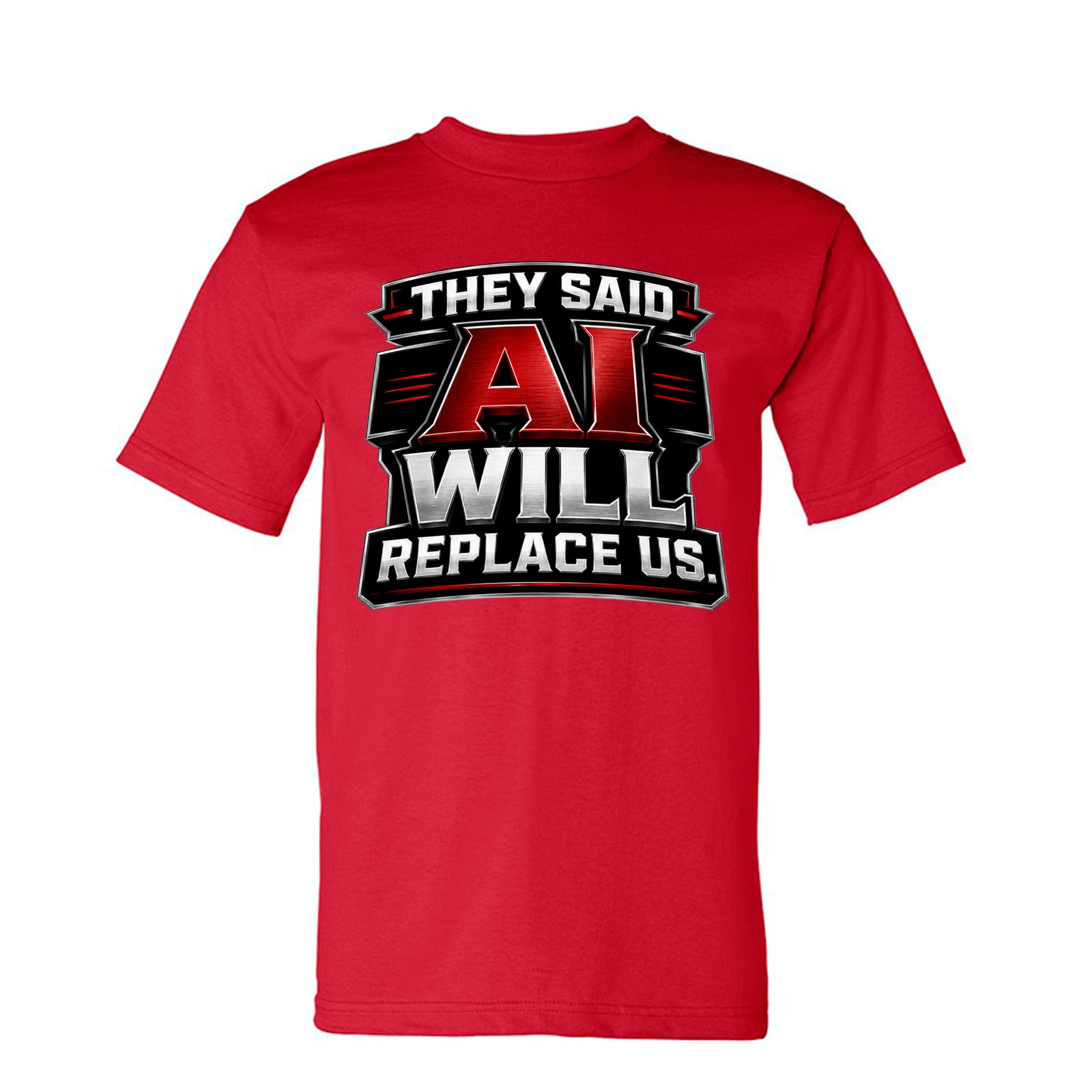 HEART, GRIT & SACRIFICE TEE — red front