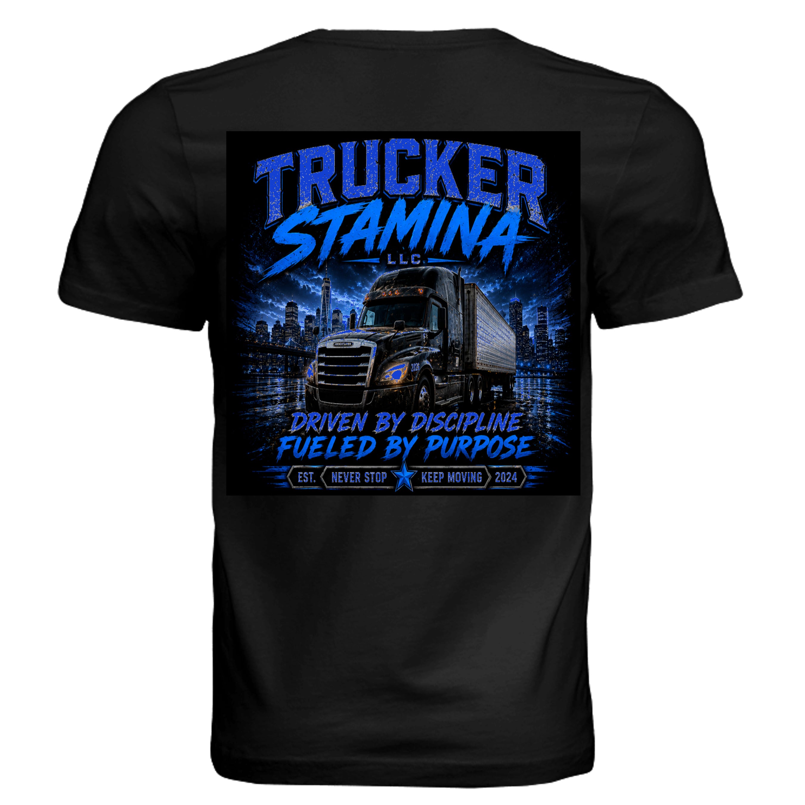 SLD BLK TRIBLEND - 3413C - BACK