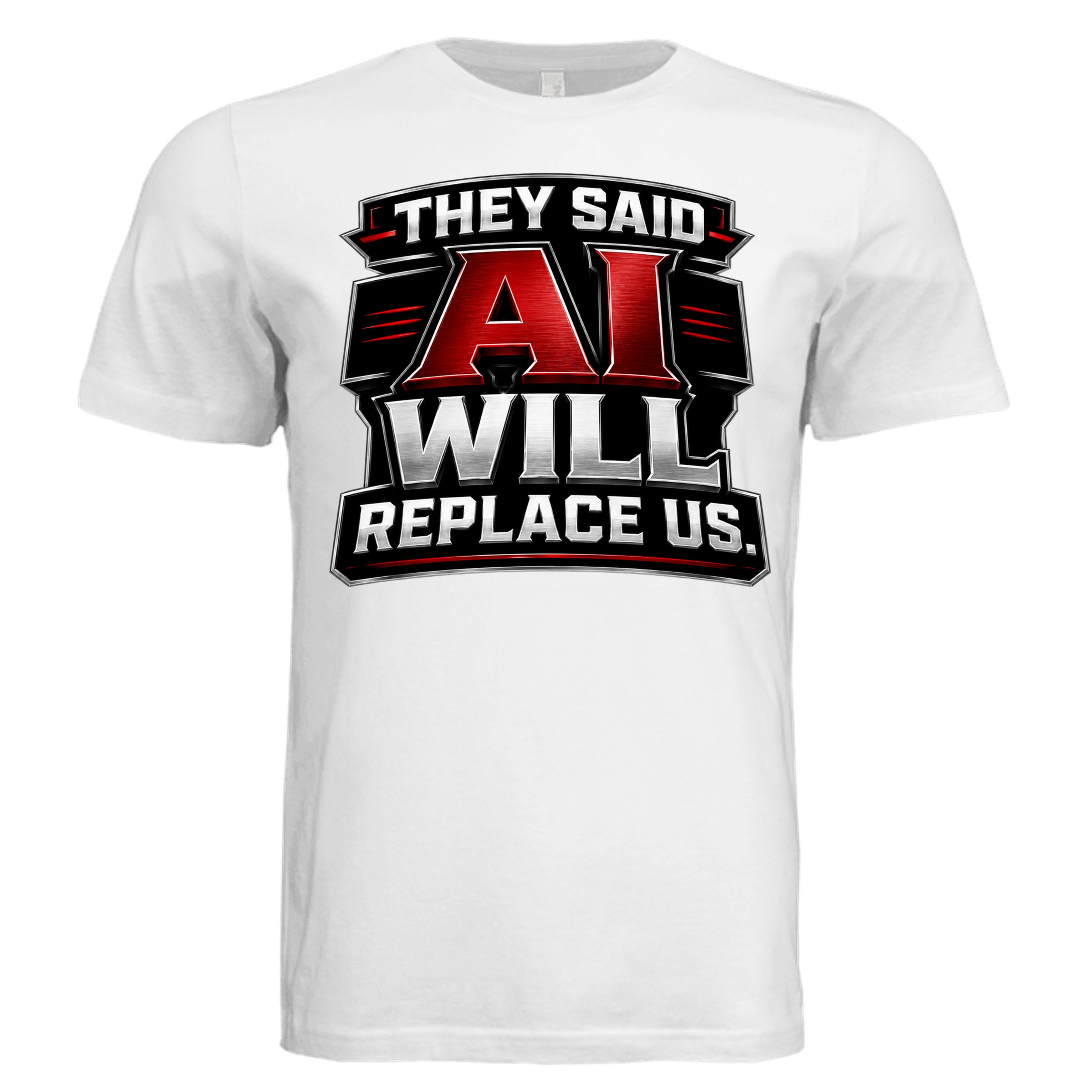 Solid White Triblend - 3413C - FRONT