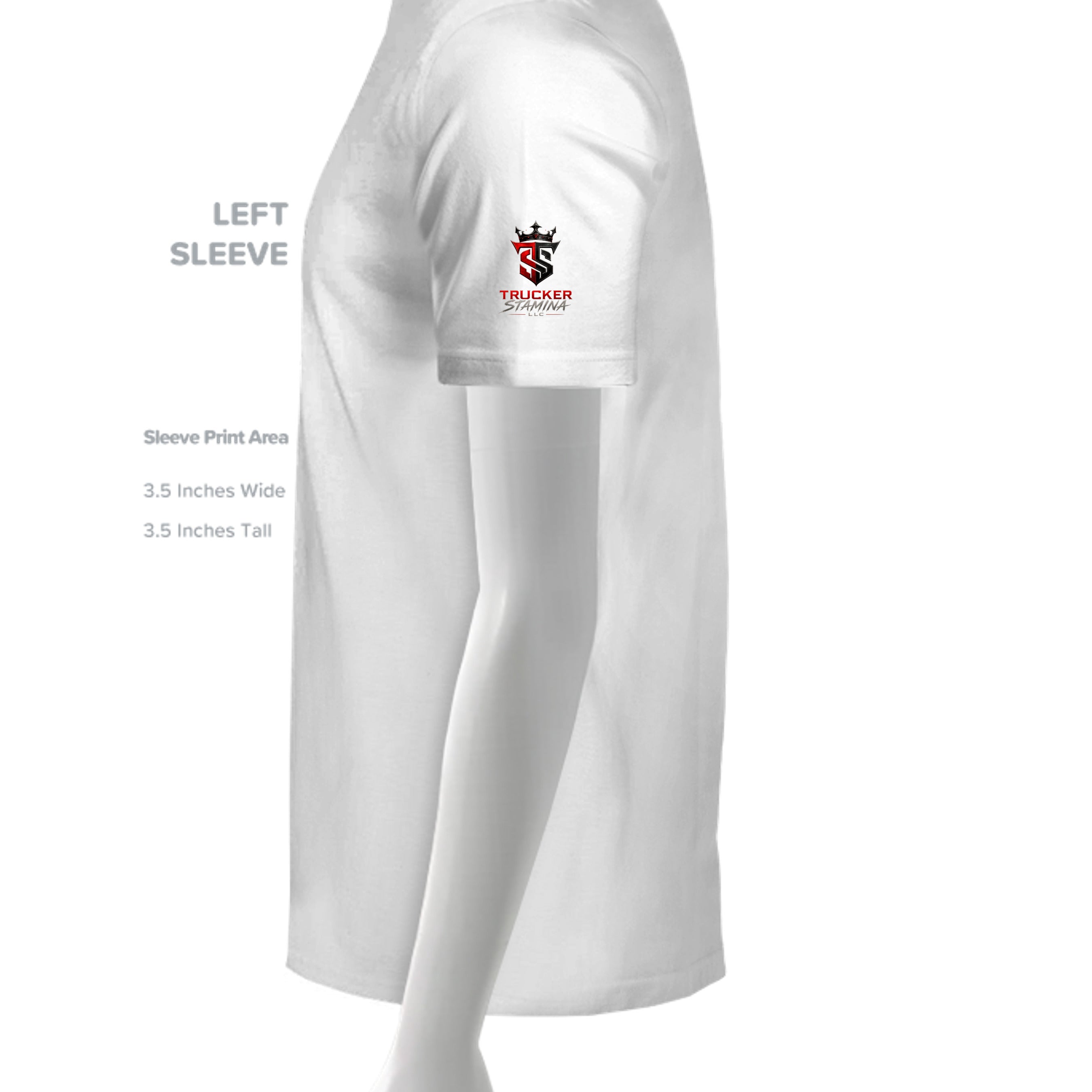 Solid White Triblend - 3413C - SLEEVE_LEFT