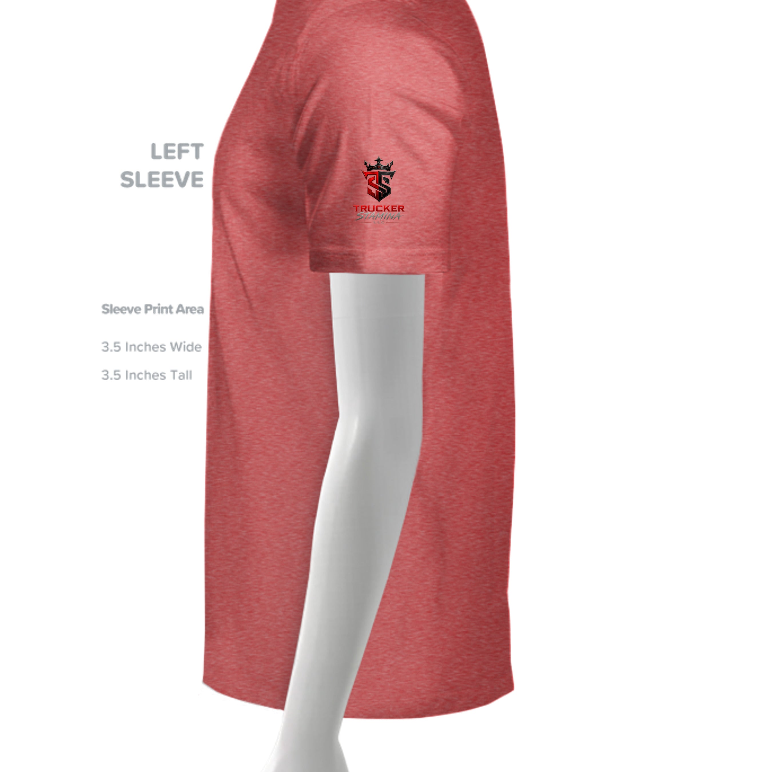 RED TRIBLEND - 3413C - SLEEVE_LEFT