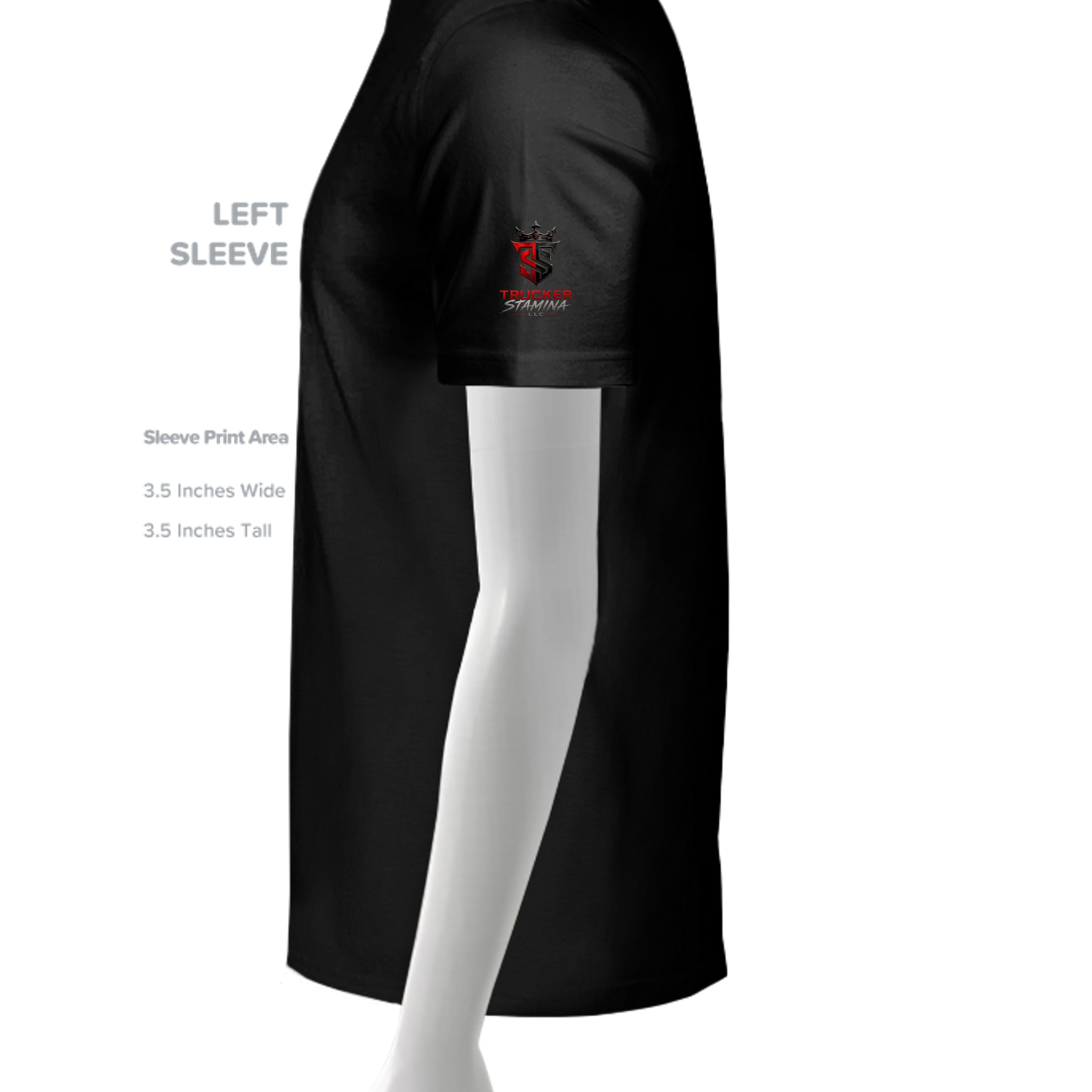 Solid Black Triblend - 3413C - SLEEVE_LEFT