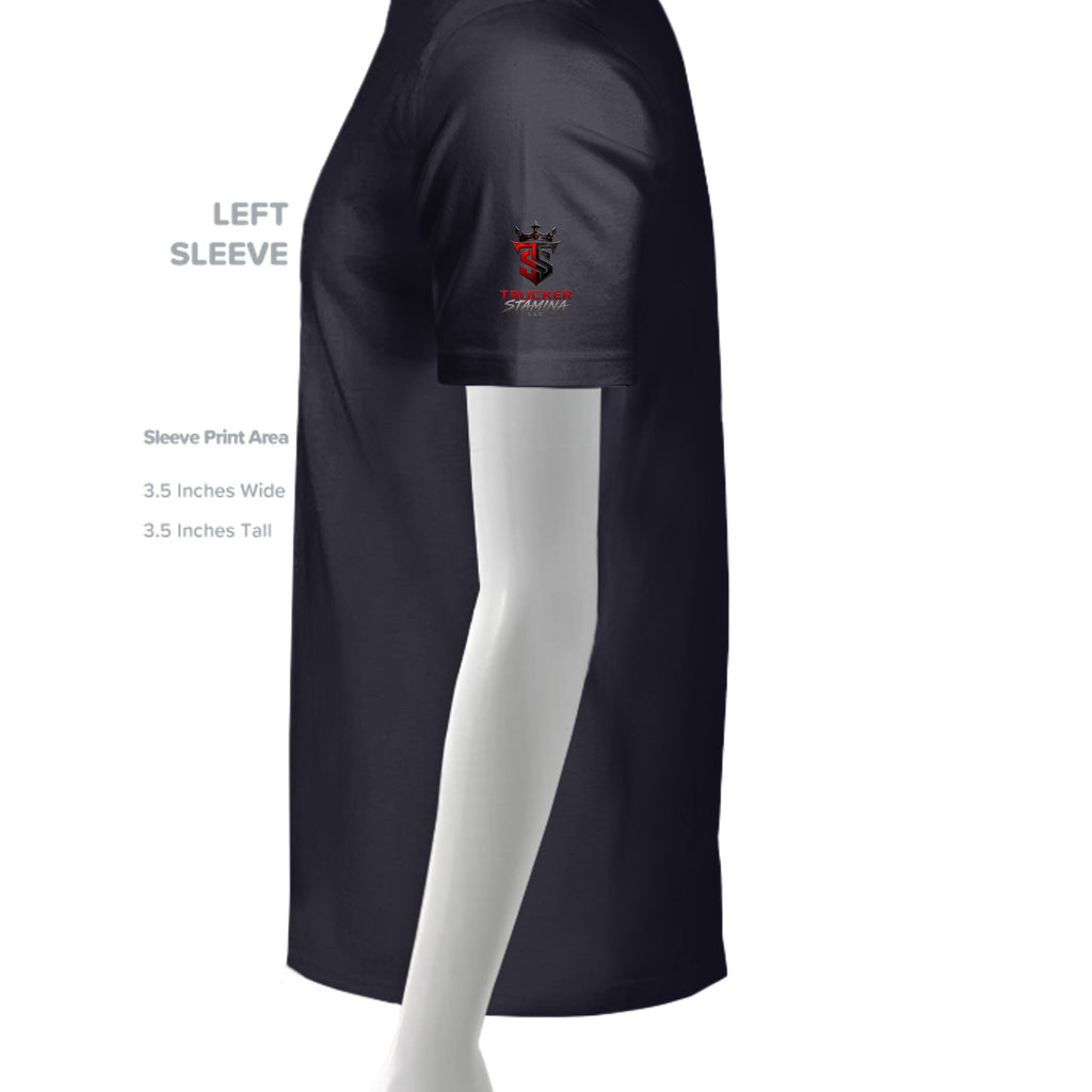 Solid Navy Triblend - 3413C - SLEEVE_LEFT