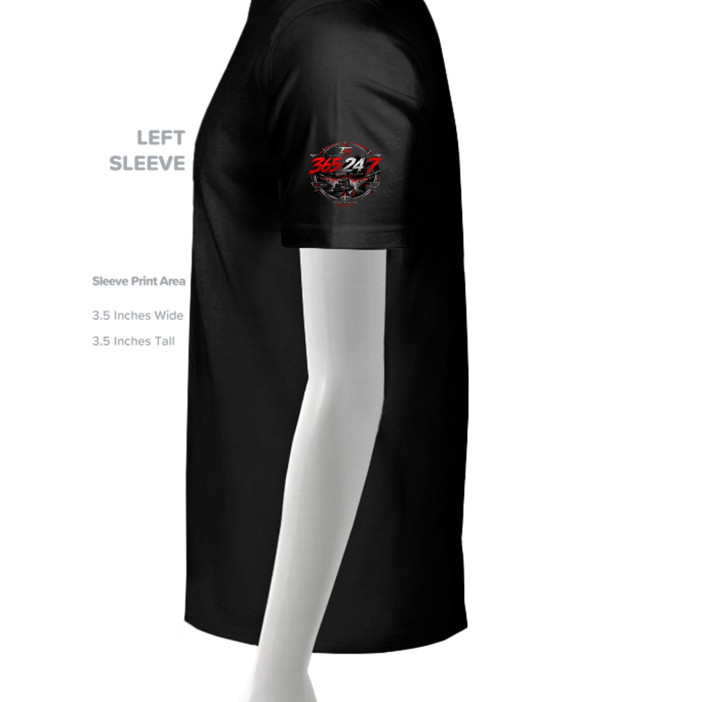 SLD BLK TRIBLEND - 3413C - SLEEVE_LEFT