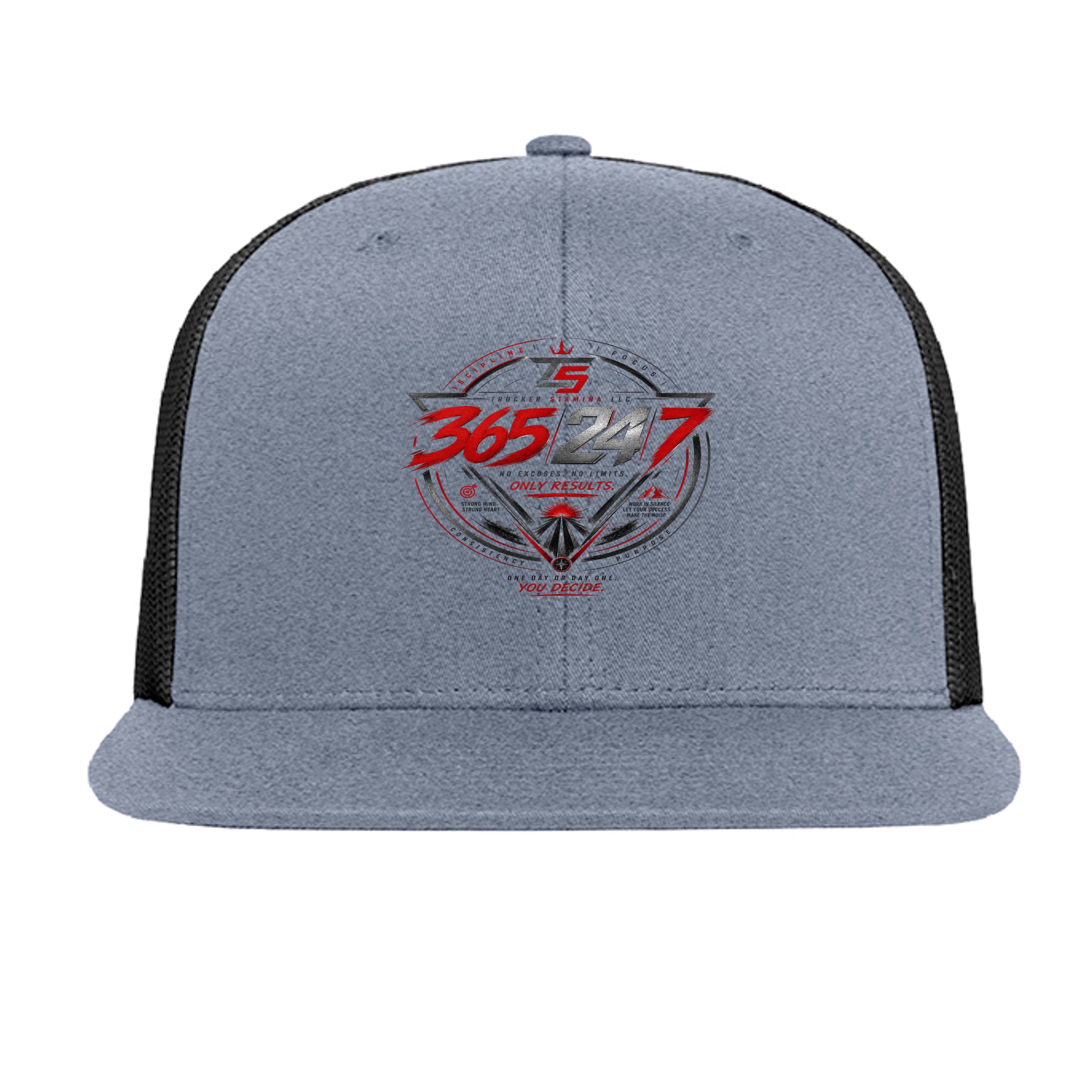 Heather Grey/ Black - 6609 - FRONT