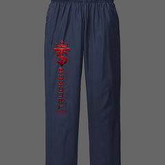 Trucker Stamina Wind Pants — true navy, front view