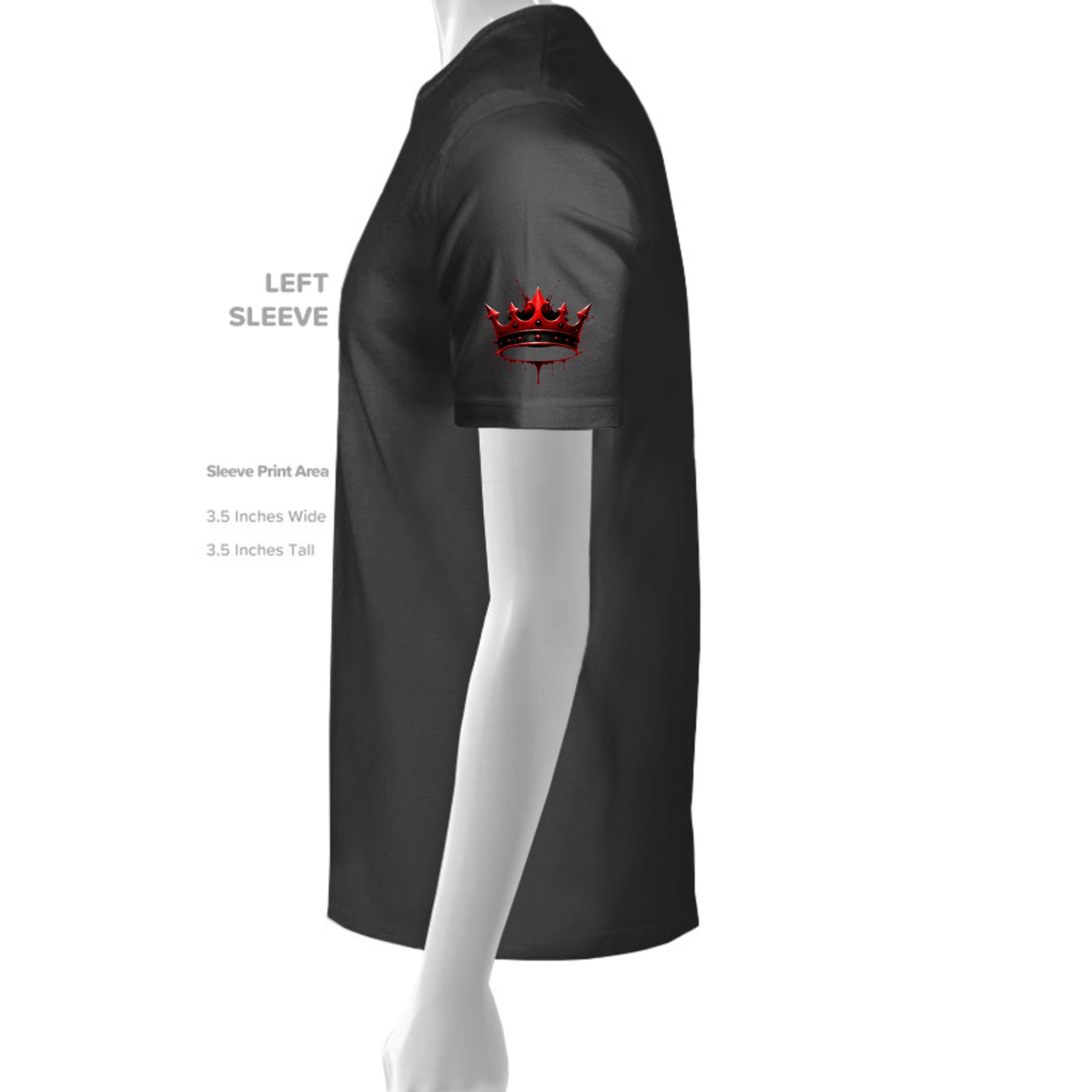 WE DON’T QUIT. WE DELIVER. TEE — black sleeve