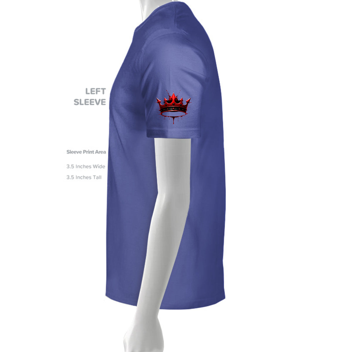 WE DON’T QUIT. WE DELIVER. TEE — red sleeve